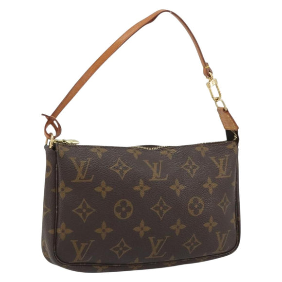 LOUIS VUITTON Monogram Pochette Accessoires Pouch M51980 LV Auth 187223V