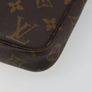 LOUIS VUITTON Monogram Pochette Accessoires Pouch M51980 LV Auth 187223V-14