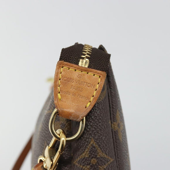 LOUIS VUITTON Monogram Pochette Accessoires Pouch M51980 LV Auth 187223V