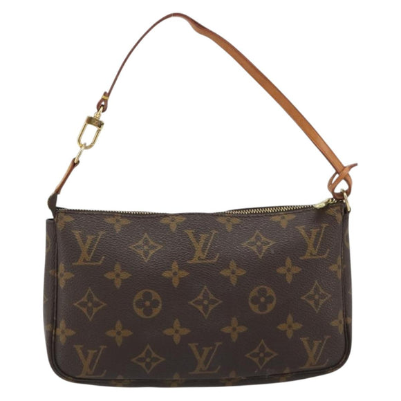 LOUIS VUITTON Monogram Pochette Accessoires Pouch M51980 LV Auth 187223V