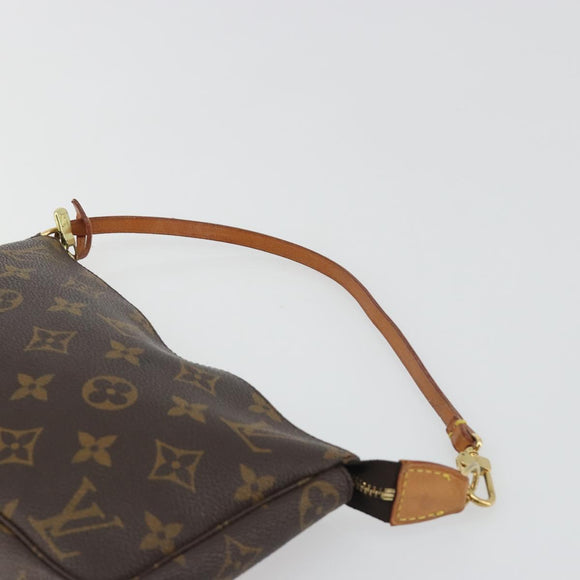 LOUIS VUITTON Monogram Pochette Accessoires Pouch M51980 LV Auth 187223V