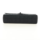 CHANEL Choco Bar Chain New Travel Line Bag Canvas Black CC Auth 187224SAV-5