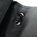 CHANEL Choco Bar Chain New Travel Line Bag Canvas Black CC Auth 187224SAV-22