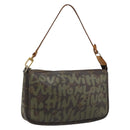 LOUIS VUITTON Monogram Graffiti Pochette Accessoires Khaki M92191 Auth 187250A-1
