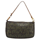 LOUIS VUITTON Monogram Graffiti Pochette Accessoires Khaki M92191 Auth 187250A-2
