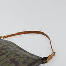 LOUIS VUITTON Monogram Graffiti Pochette Accessoires Khaki M92191 Auth 187250A-8