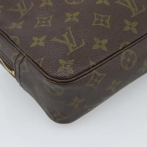 LOUIS VUITTON Monogram Trousse Toilette 23 Clutch Bag M47524 LV Auth 187251
