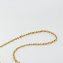 CHANEL Matelasse Chain Shoulder Bag Lamb Skin Beige Gold CC Auth 187257-14