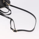 GUCCI Micro GG Canvas Bag Patent Leather 2way Outlet Black 309617 Auth 187261-11