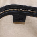 GUCCI Micro GG Canvas Bag Patent Leather 2way Outlet Black 309617 Auth 187261-19