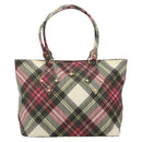 Vivienne Westwood Tote Bag PVC Canvas Pink Gold Auth 187266V-13