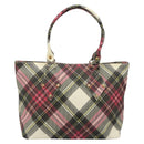 Vivienne Westwood Tote Bag PVC Canvas Pink Gold Auth 187266V-2