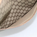 GUCCI GG Supreme Web Sherry Line Tote Bag PVC Beige Gold 378 02 003 Auth 187267-20