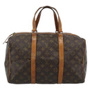 LOUIS VUITTON Monogram Sac Souple 35 Boston Bag M41626 LV Auth 187270-13