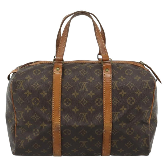 LOUIS VUITTON Monogram Sac Souple 35 Boston Bag M41626 LV Auth 187270