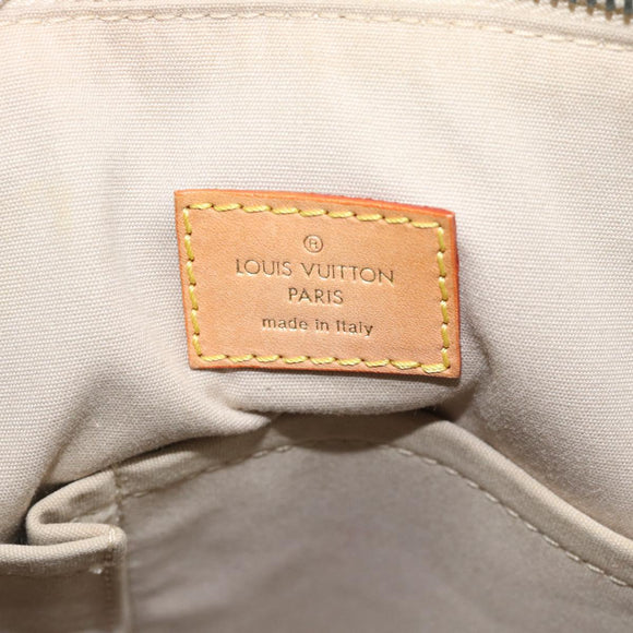 LOUIS VUITTON Monogram Miroir Bellevue GM Hand Bag Gold LV Auth 187271