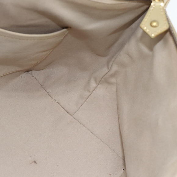 LOUIS VUITTON Monogram Miroir Bellevue GM Hand Bag Gold LV Auth 187271