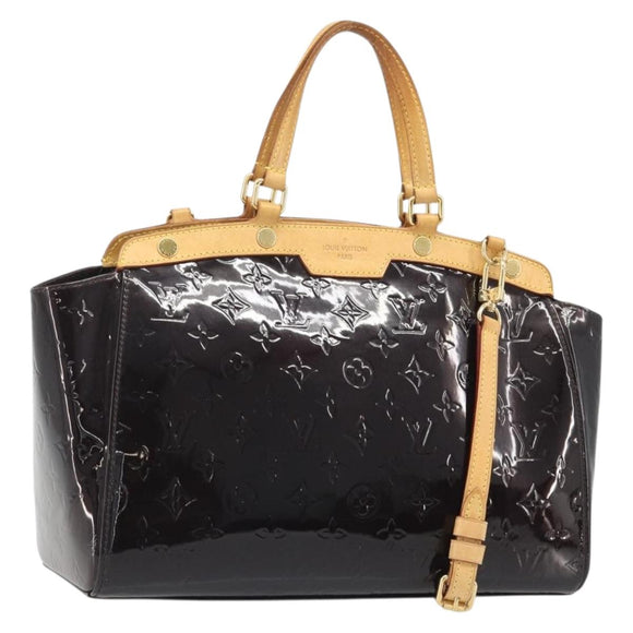LOUIS VUITTON Monogram Vernis Blair MM Bag 2way Amarante M91619 LV Auth 187272A
