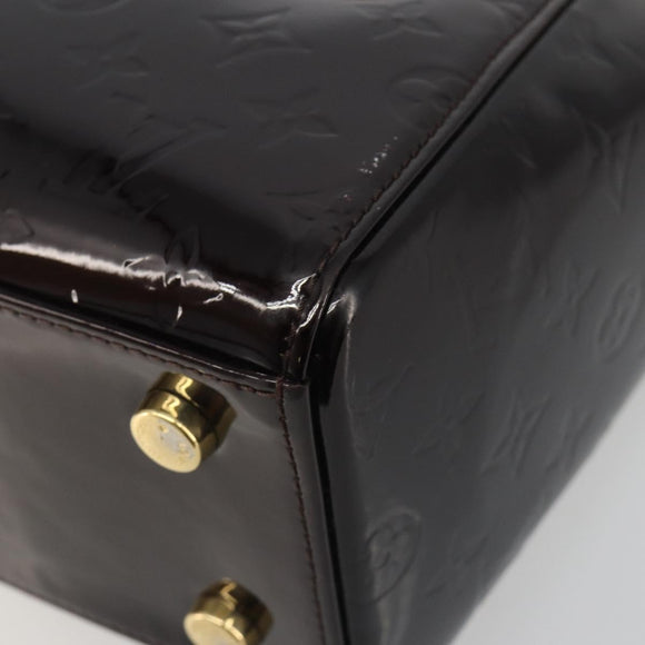 LOUIS VUITTON Monogram Vernis Blair MM Bag 2way Amarante M91619 LV Auth 187272A