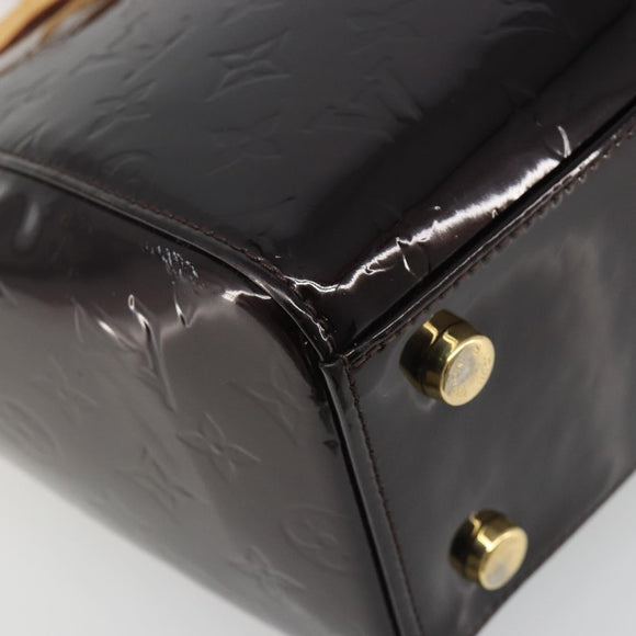 LOUIS VUITTON Monogram Vernis Blair MM Bag 2way Amarante M91619 LV Auth 187272A