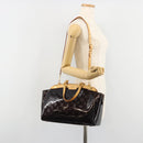 LOUIS VUITTON Monogram Vernis Blair MM Bag 2way Amarante M91619 LV Auth 187272A-29
