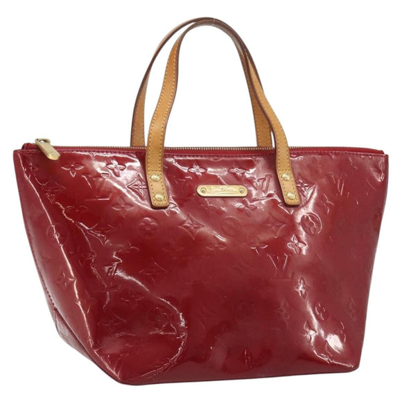 LOUIS VUITTON Monogram Vernis Bellevue PM Bag Pomme D'amour M93583 Auth 187275A