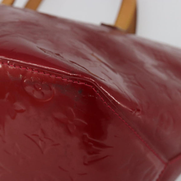 LOUIS VUITTON Monogram Vernis Bellevue PM Bag Pomme D'amour M93583 Auth 187275A
