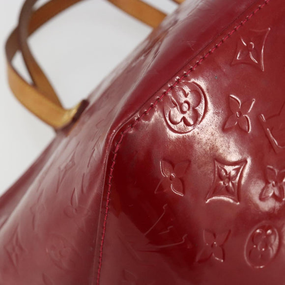 LOUIS VUITTON Monogram Vernis Bellevue PM Bag Pomme D'amour M93583 Auth 187275A