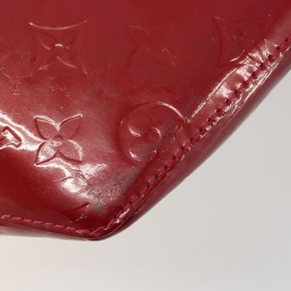 LOUIS VUITTON Monogram Vernis Bellevue PM Bag Pomme D'amour M93583 Auth 187275A