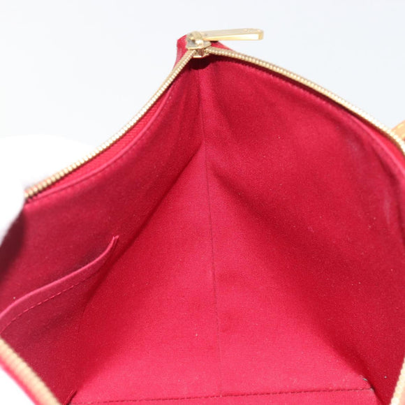 LOUIS VUITTON Monogram Vernis Bellevue PM Bag Pomme D'amour M93583 Auth 187275A