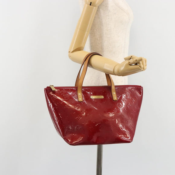 LOUIS VUITTON Monogram Vernis Bellevue PM Bag Pomme D'amour M93583 Auth 187275A