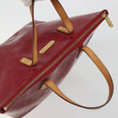 LOUIS VUITTON Monogram Vernis Bellevue PM Bag Pomme D'amour M93583 Auth 187275A-6