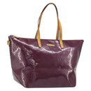LOUIS VUITTON Monogram Vernis Bellevue GM Tote Bag Violet M93588 LV Auth 187276-1