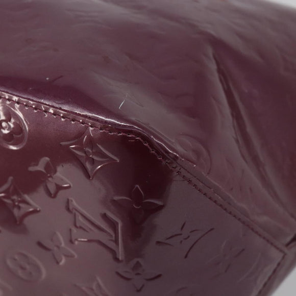 LOUIS VUITTON Monogram Vernis Bellevue GM Tote Bag Violet M93588 LV Auth 187276