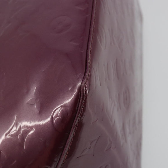 LOUIS VUITTON Monogram Vernis Bellevue GM Tote Bag Violet M93588 LV Auth 187276