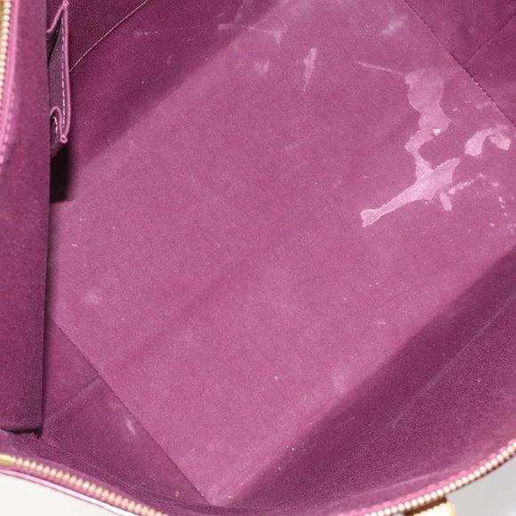 LOUIS VUITTON Monogram Vernis Bellevue GM Tote Bag Violet M93588 LV Auth 187276