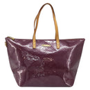 LOUIS VUITTON Monogram Vernis Bellevue GM Tote Bag Violet M93588 LV Auth 187276-13