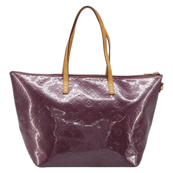 LOUIS VUITTON Monogram Vernis Bellevue GM Tote Bag Violet M93588 LV Auth 187276