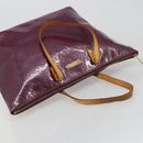 LOUIS VUITTON Monogram Vernis Bellevue GM Tote Bag Violet M93588 LV Auth 187276-6