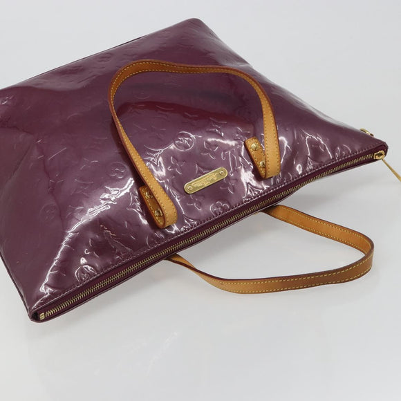 LOUIS VUITTON Monogram Vernis Bellevue GM Tote Bag Violet M93588 LV Auth 187276