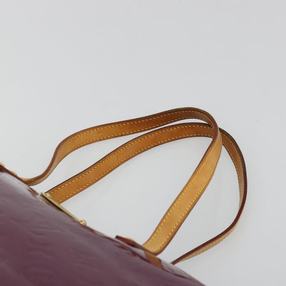 LOUIS VUITTON Monogram Vernis Bellevue GM Tote Bag Violet M93588 LV Auth 187276