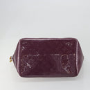 LOUIS VUITTON Monogram Vernis Bellevue GM Tote Bag Violet M93588 LV Auth 187276-5