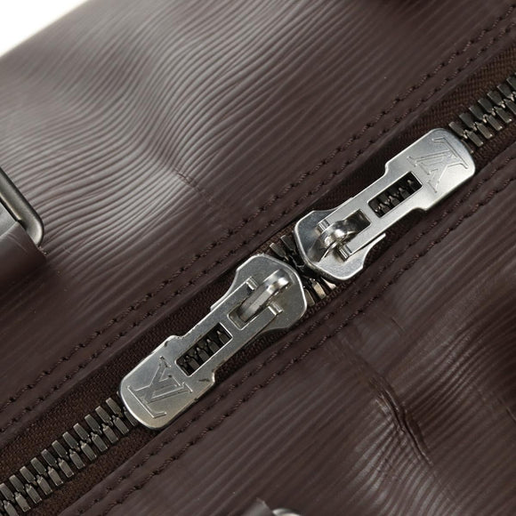 LOUIS VUITTON Epi Keepall 45 Boston Bag Mocha M5906D LV Auth 187277V