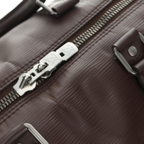 LOUIS VUITTON Epi Keepall 45 Boston Bag Mocha M5906D LV Auth 187277V