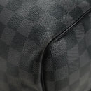 LOUIS VUITTON Damier Graphite Keepall Bandouliere 55 Bag N41413 LV Auth 187280V-20