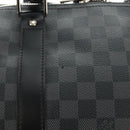 LOUIS VUITTON Damier Graphite Keepall Bandouliere 55 Bag N41413 LV Auth 187280V-21