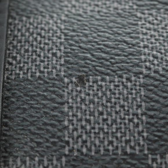LOUIS VUITTON Damier Graphite Keepall Bandouliere 55 Bag N41413 LV Auth 187280V