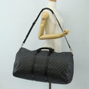 LOUIS VUITTON Damier Graphite Keepall Bandouliere 55 Bag N41413 LV Auth 187280V-26