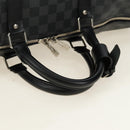 LOUIS VUITTON Damier Graphite Keepall Bandouliere 55 Bag N41413 LV Auth 187280V-7