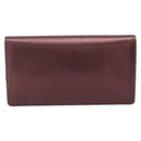 Salvatore Ferragamo Gancini Chain Shoulder Bag Leather Brown Gold Auth 187281V-2